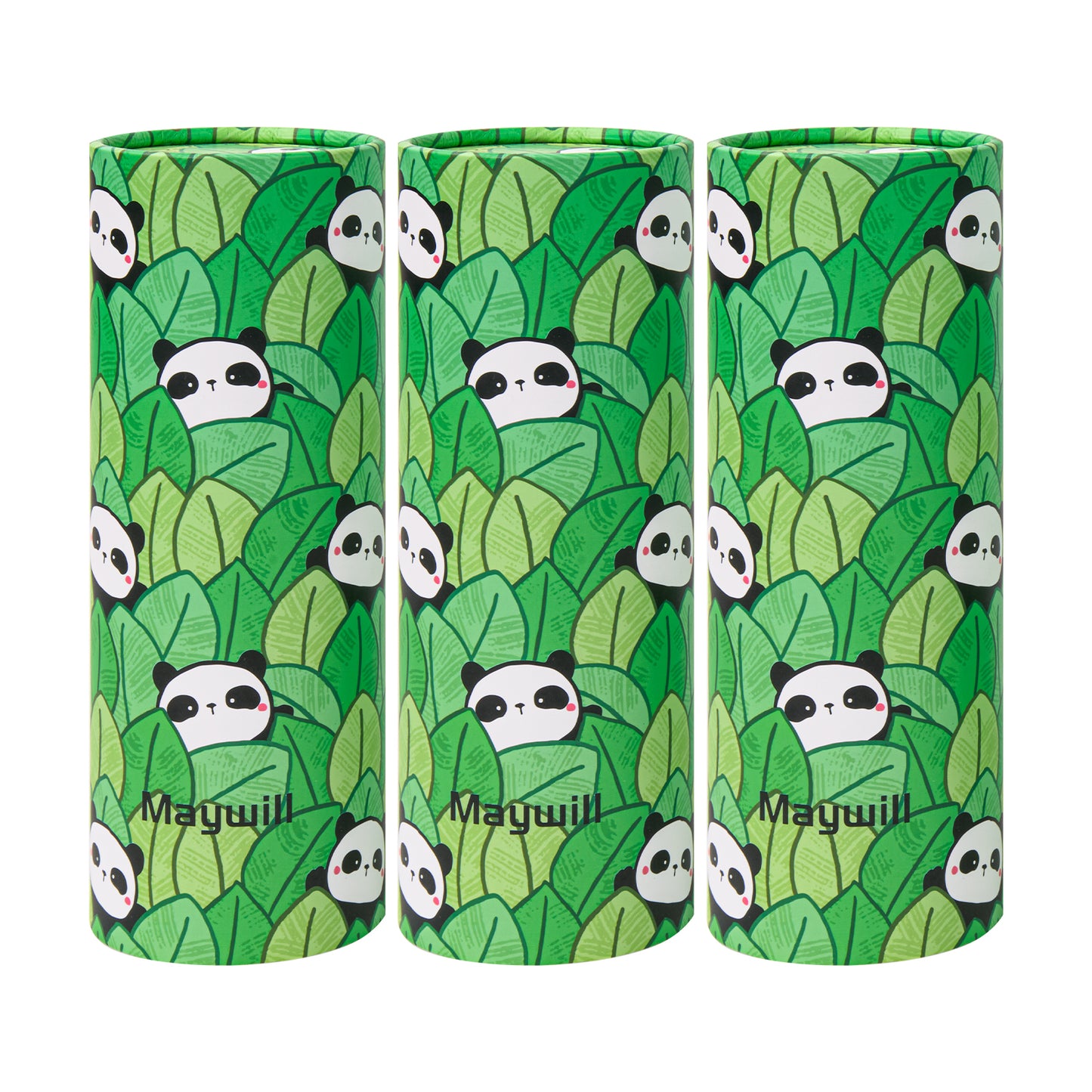 Maywill Panda Facial Tissues - Convenient Car Tissues Dispenser Box, Ideal for Bathroom, Office, Parties, and Gifts for Friends - 4 Pack, 200 Sheets